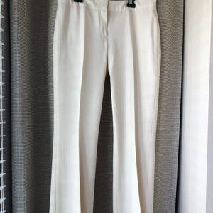 Elie Tahari Ivory Suit Pants